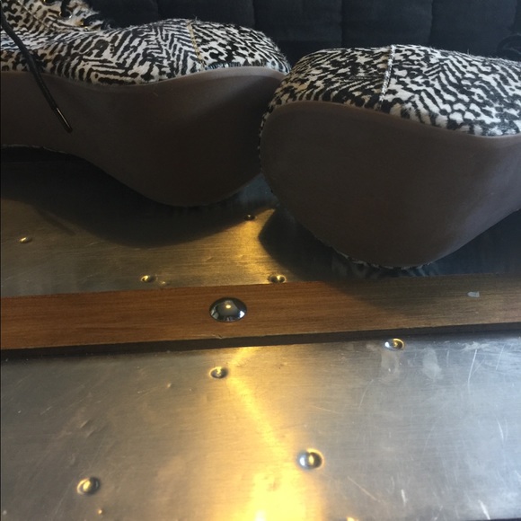 Jeffrey Campbell Lita Fur Combat Boot - Picture 2 of 4